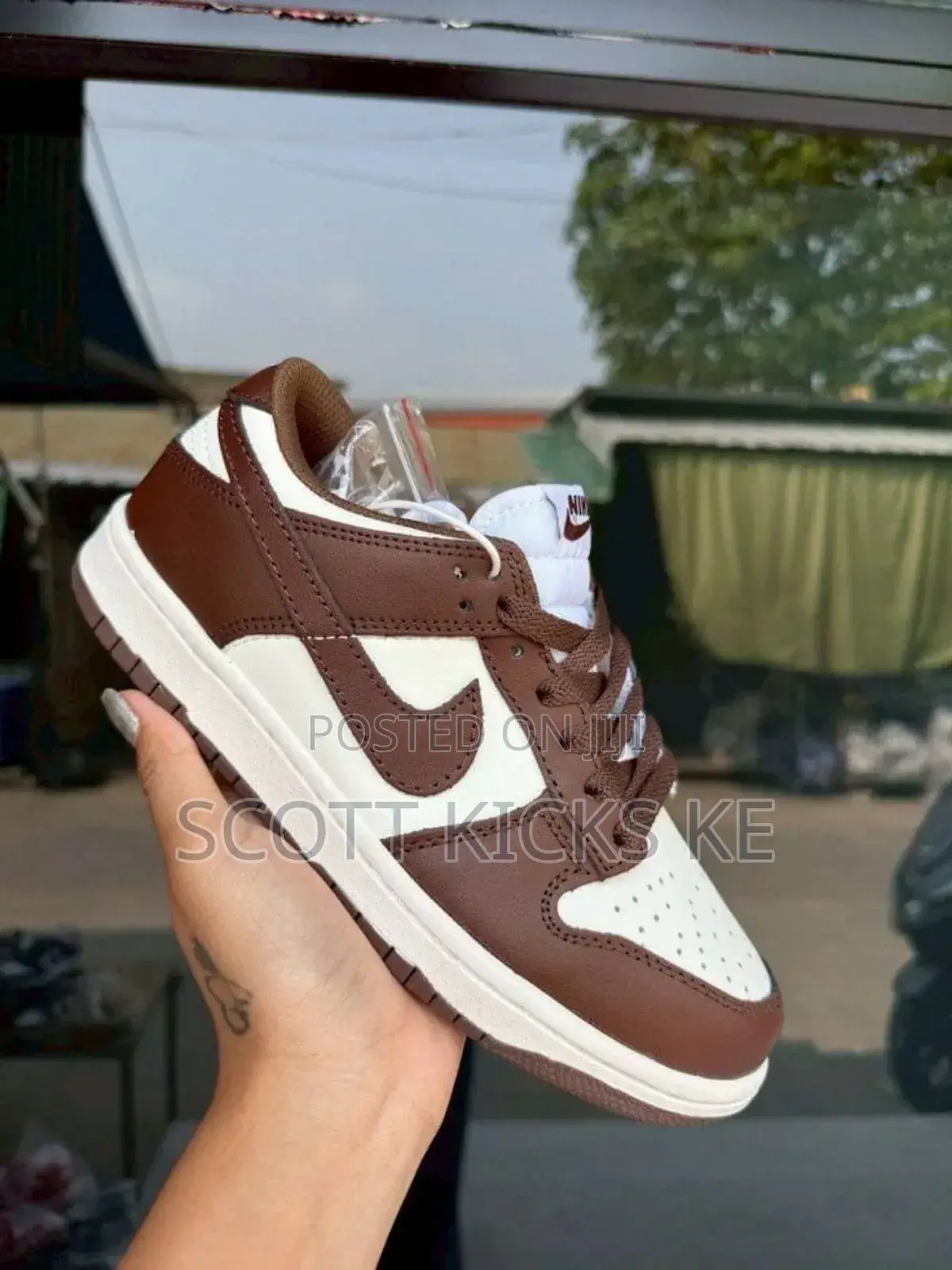 Nike Sb Brown White Unisex Sneakers