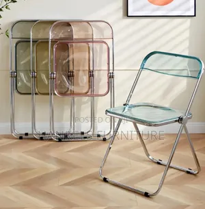 Foldable Portable Chair – Lightweight, Colorless Space-Saving