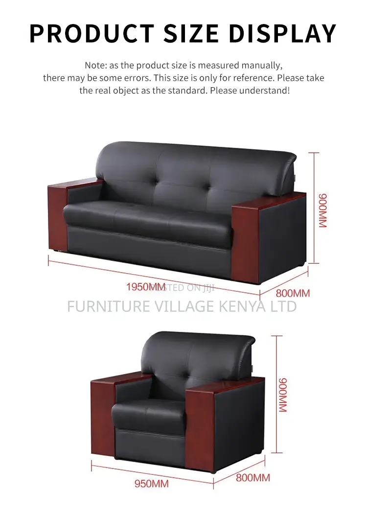 Sofas: 5-seater Executive Leather Sofa