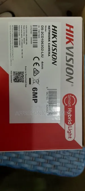 Ds-2cd1063g2-Liu(4mm)(O-Std) 6mp CCTV Cameras