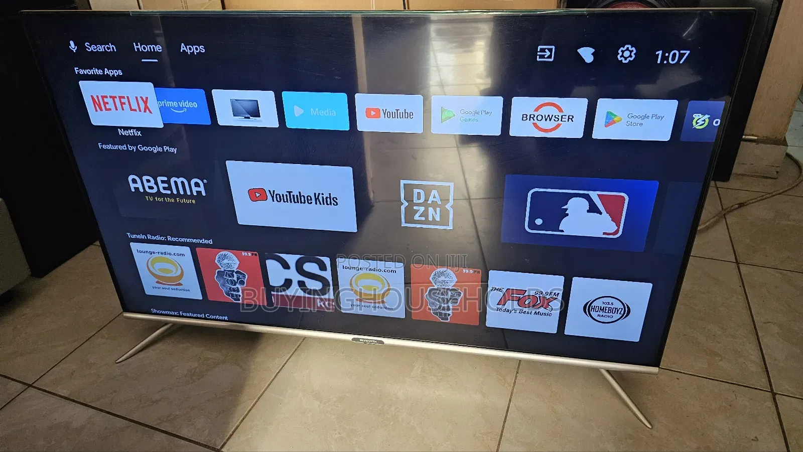 Skyworth 43" Frameless Android Tv