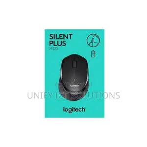 Logitech M330 Silent Plus Wireless Mouse - Black - 910-004909