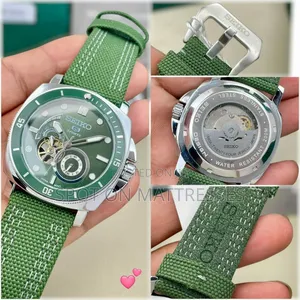 Seiko 5 Sports Automatic Watch. Functional Chronograph. Night Mode