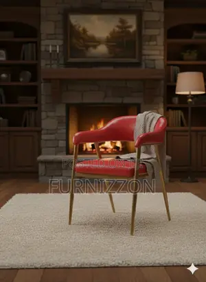 Comfortable Leather Armchair for Dining and Coffee Areas