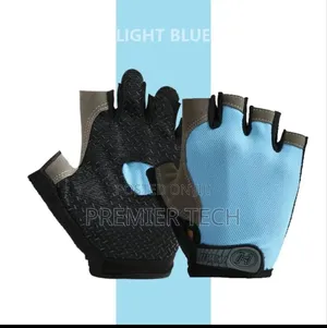 Gym Anti Slip Half Finger Gloves Breathable Dumbbells Gloves