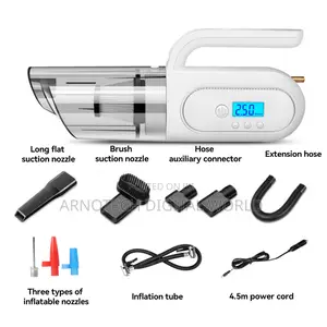 Handheld Car Vacuum Cleaner With Tire Inflator