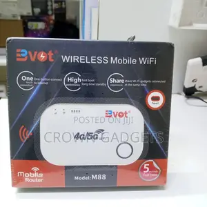 Bvot 4g Mifi Hotspot Router – Works With Safaricom Airtel
