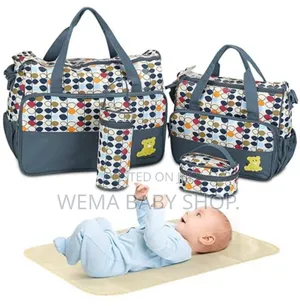 5-PCS Baby Diaper Bag Set