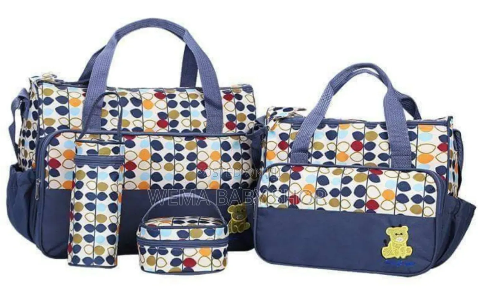 5-PCS Baby Diaper Bag Set