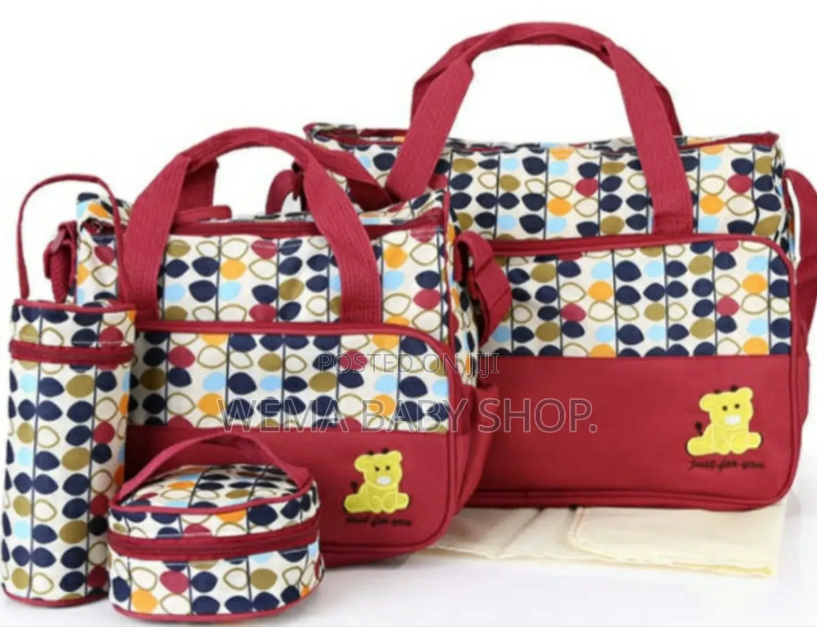 5-PCS Baby Diaper Bag Set