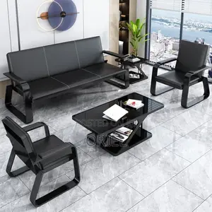 Office 5-Seater Reception Sofa Set