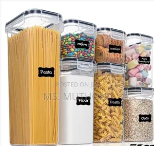 Bpa Free 7pcs Food/Pantry Storage Containers*