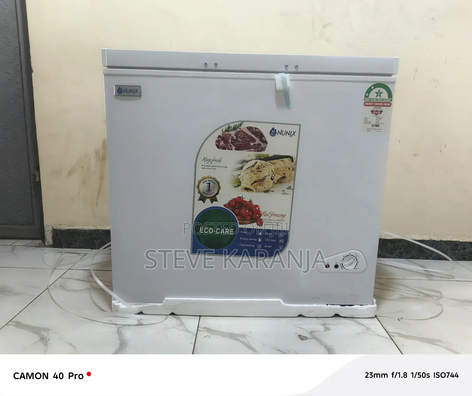 Nunix 200l Chest Freezer