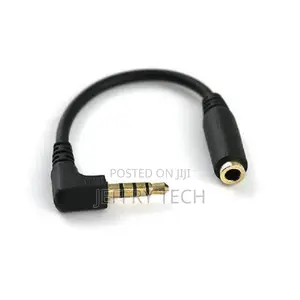3.5mm Jack 3 Pole TRS Male to 4 Pole TRRS Female Microphone Adapter/Tr