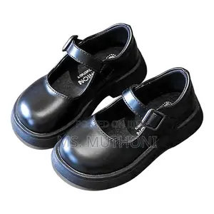 (23-27) Small Girls / Baby School High Quality Leather School Shoes*