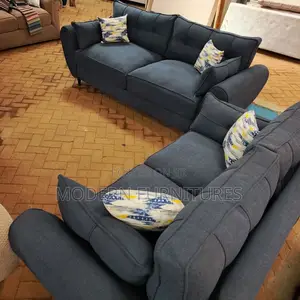 Black 5 Seater Butterfly Sofa/ 5 Seater Sofa/Sofa