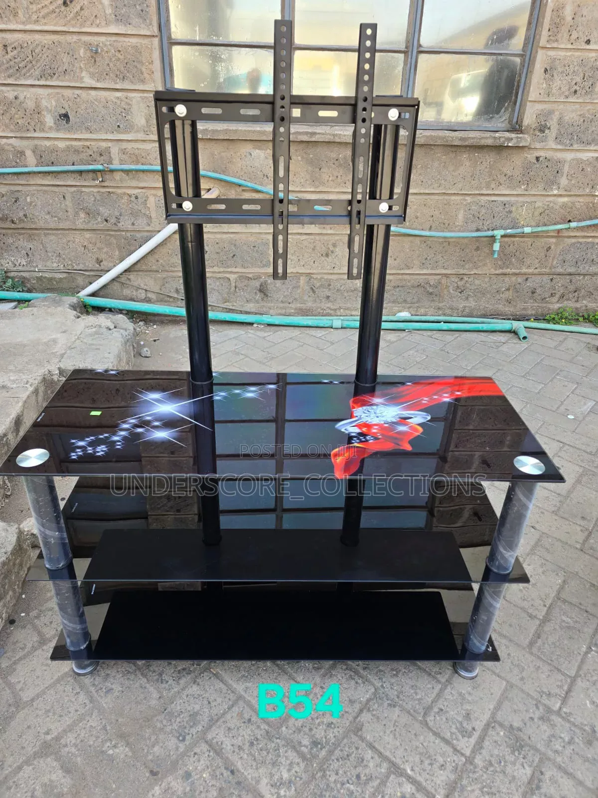 Glass Tv Stand With Mount