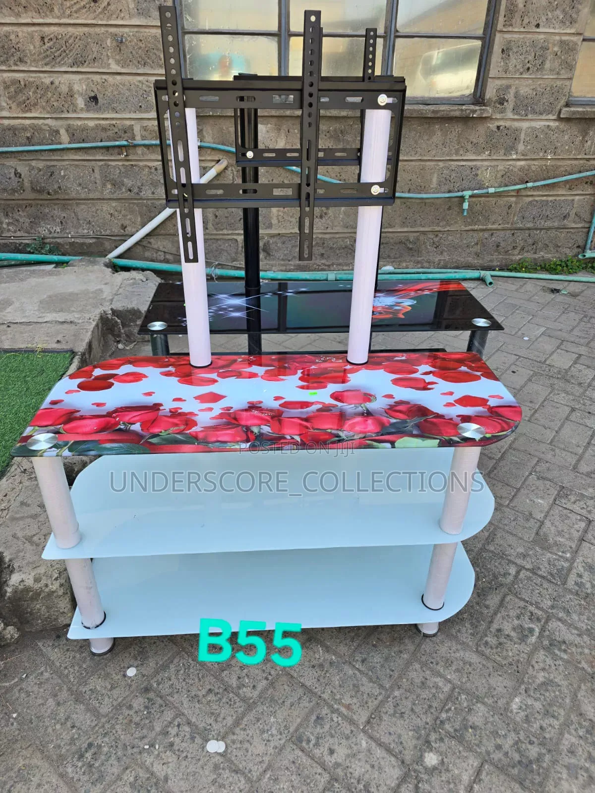 Glass Tv Stand With Mount