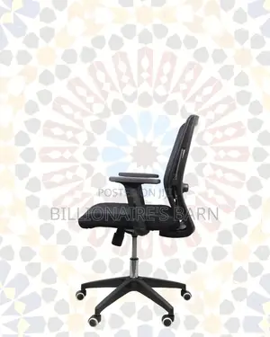 Black Origin Mesh Chair | Space-Saving Design for Compact Setups