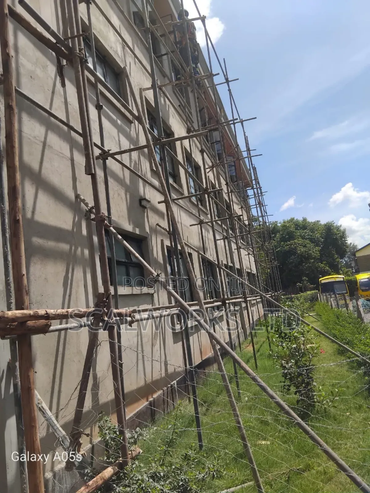 Avoid Timber Use Steel Scaffolds