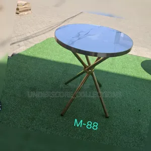 Glass Top Round Coffee Table