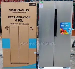 *Vision Plus Fridge Side by Side No Frost 410l