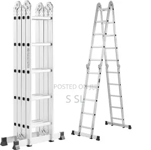 Multipurpose Ladder 4x5 Full Straight Height: 6 Meters