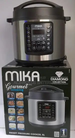 Digital Smart Mika 6 Litres Pressure Cooker - Stainless Bowl