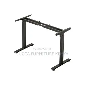 Brown Motorized Electric Standing Desk