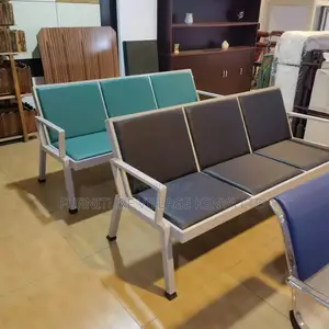 Reception Benches: 3-link Padded Waiting Bench