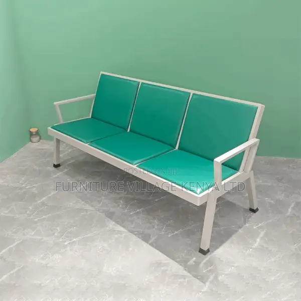 Reception Benches: 3-link Padded Waiting Bench