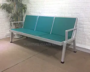 Reception Benches: 3-link Padded Waiting Bench