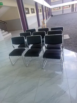 Padded Conference/Visitor Chairs With Chrome