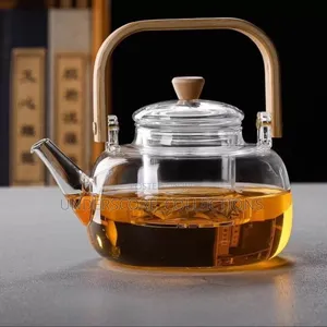Heat Resistant Borosilicate Tea Pot