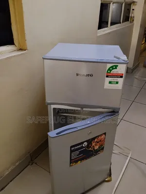 Volsmart 108l Fridge - Double Door Silver