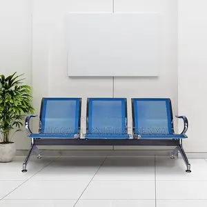 3-seater Metallic Office Reception Waiting Bech