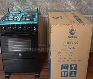 Euroken 50*55 3 Gas and 1electric Hot Plate Standing Cooker