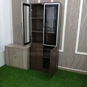 Office Storage Cabinets: 2-door Wooden File Cabinet