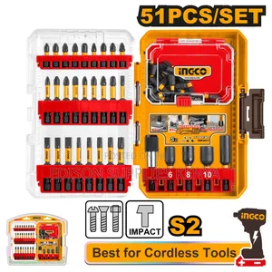 Ingco 51pcs Impact Screwdriver Bits Set Cordless Drill Bit