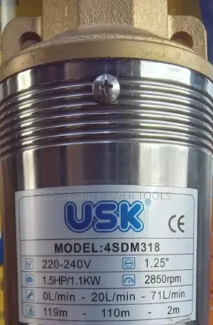 Usk 1.5hp Electric Submersible Water Pump