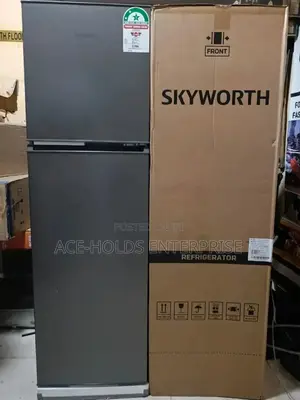 Skyworth 158 Litres Double Door Refrigerator Top Freezer Fridge