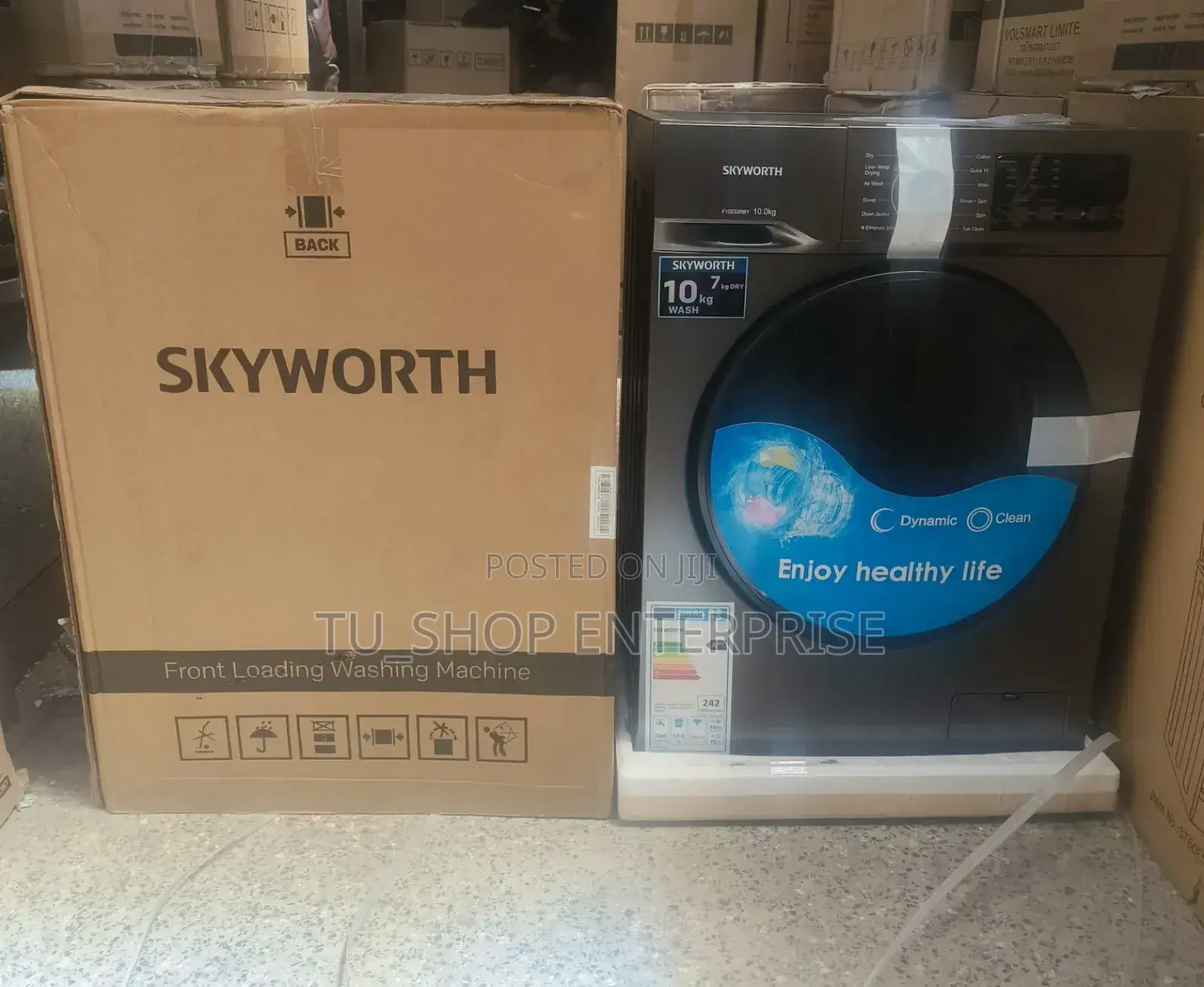 Skyworth 10kg Front Load Wash Dry Washing Machine