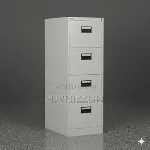 Quality 4 Drawer Metallic Filing Cabinet for Workspaces