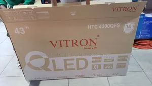 Vitron 43-Inch Qled Full Hd Smart Android Tv (Model: HTC 4300qfs