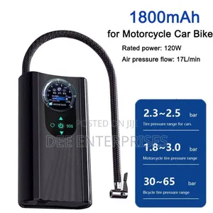 Car Cigar Powered Portable Air Inflating Pump