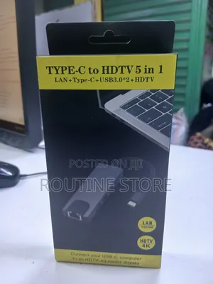 Type C Hub to HDTV 5 in 1