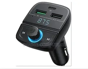 Ugreen Bluetooth Car Charger (5.0+Pd+Qc3.0+Usb Flash Drive+Tf) (Black)
