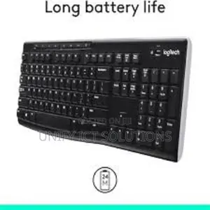 "Logitech Wireless Keyboard - Black -"
