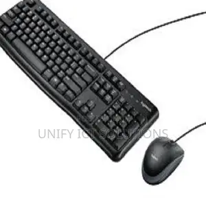 Logitech Mk120 Wired Keyboard and Mouse Combo - Black - 920-002562