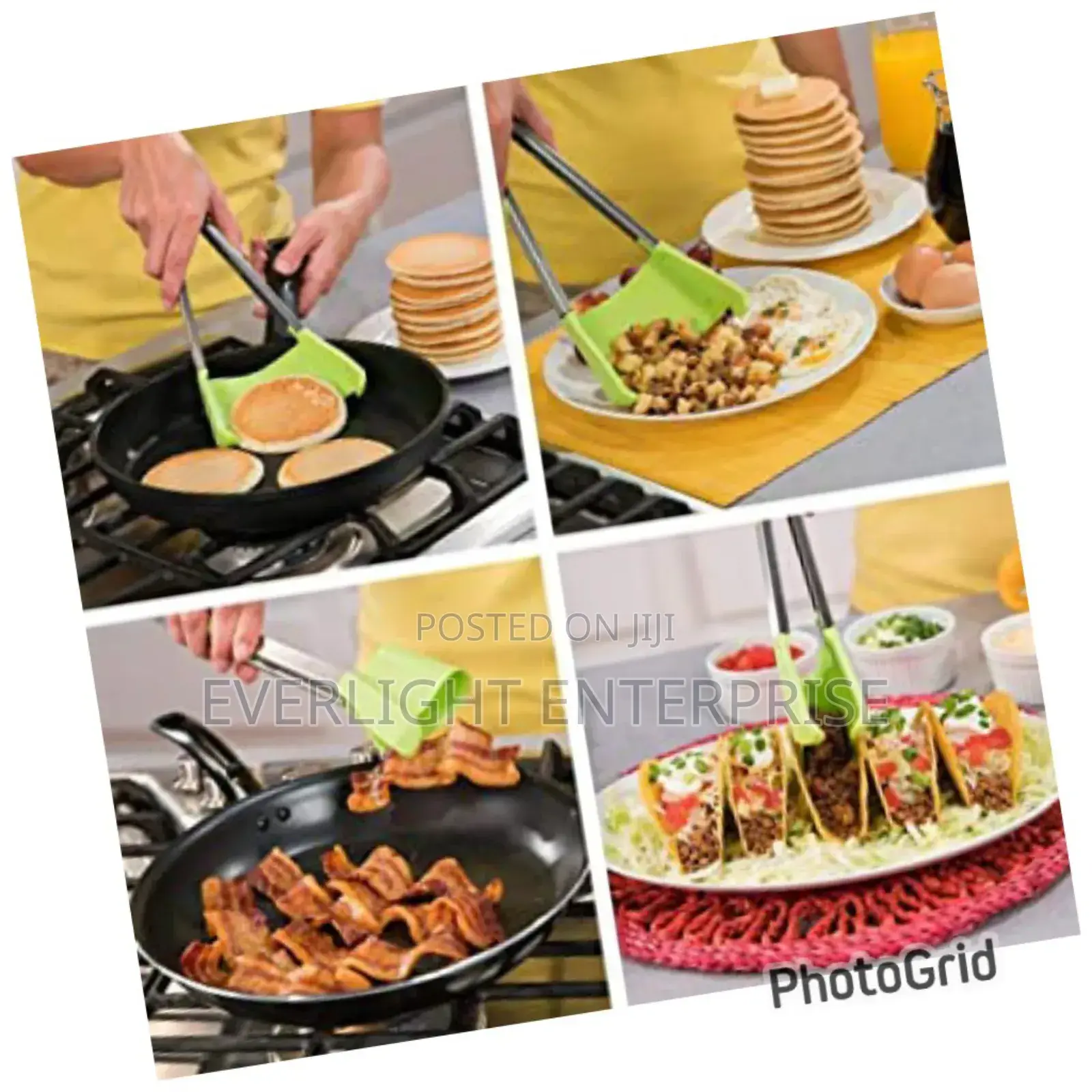 2 in 1 Kitchen Spatula and Tongs